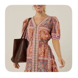 Avara multicolor short dress